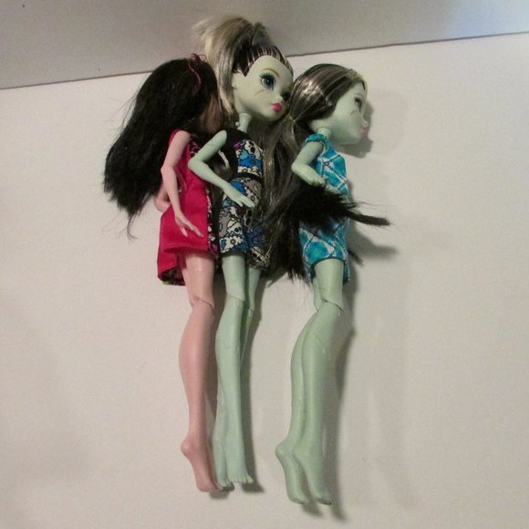 lot of 3 Monster High dolls Frankie Stein and Draculuara - Picture 7 of 7